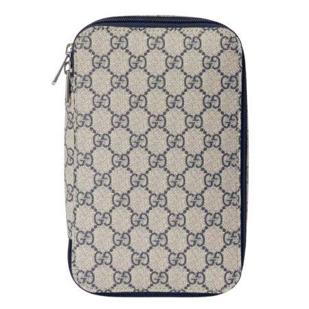 Gucci GG Mini Packing Cube Supreme Canvas Beige/Grey For Men 8.7in/22cm ‎‎‎726657 KGD0N 4060