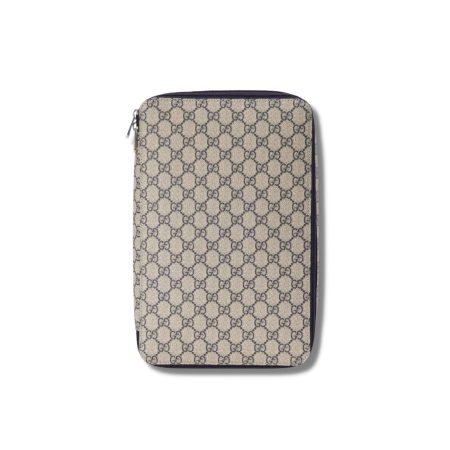 Gucci GG Large Packing Cube Supreme Canvas Beige/Grey For Men 13.2in/33.5cm ‎‎‎726669 KGD0N 4060