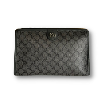 Gucci Ophidia GG Toiletry Case Supreme Canvas Grey For Men 11.2in/28.5cm ‎‎‎598234 UULBN 1244